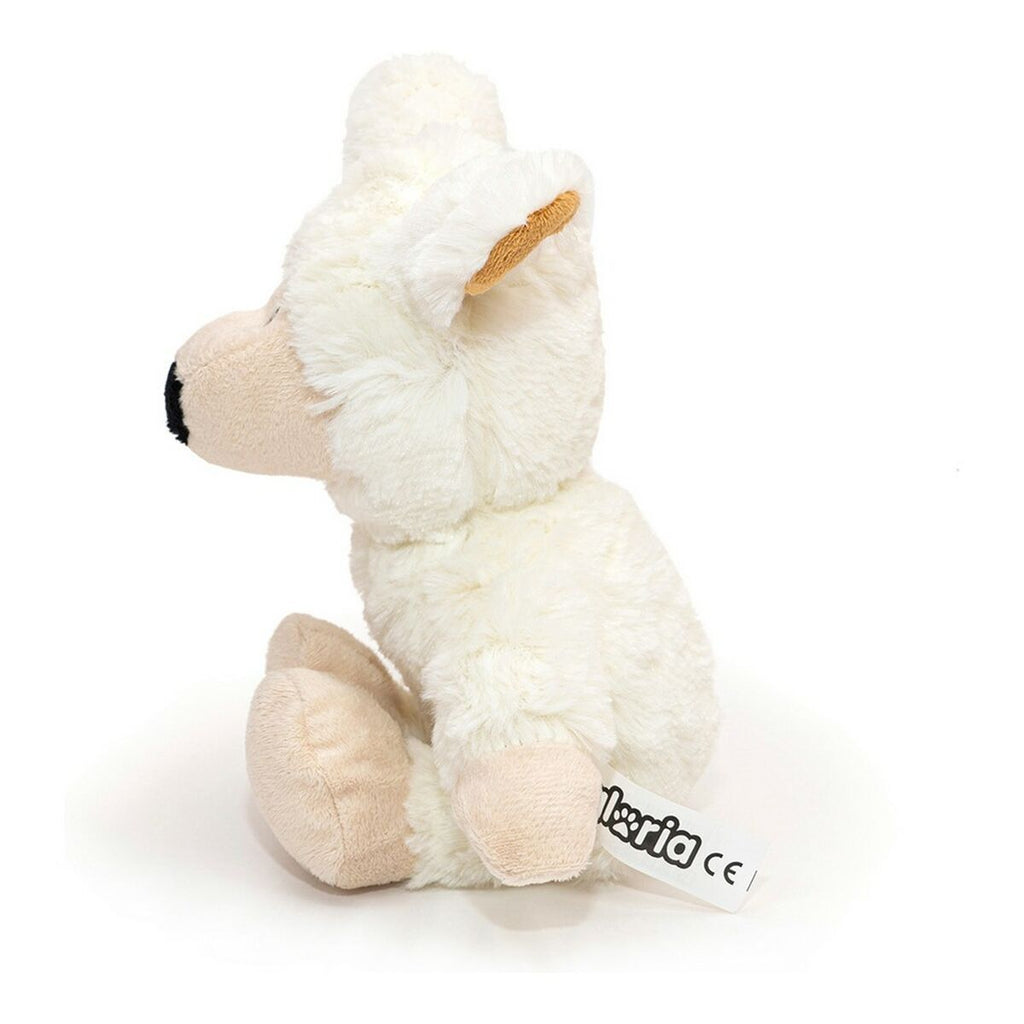 Kuscheltier für Hunde Gloria Kondoo Weiss Polyester Polypropylen Schaf