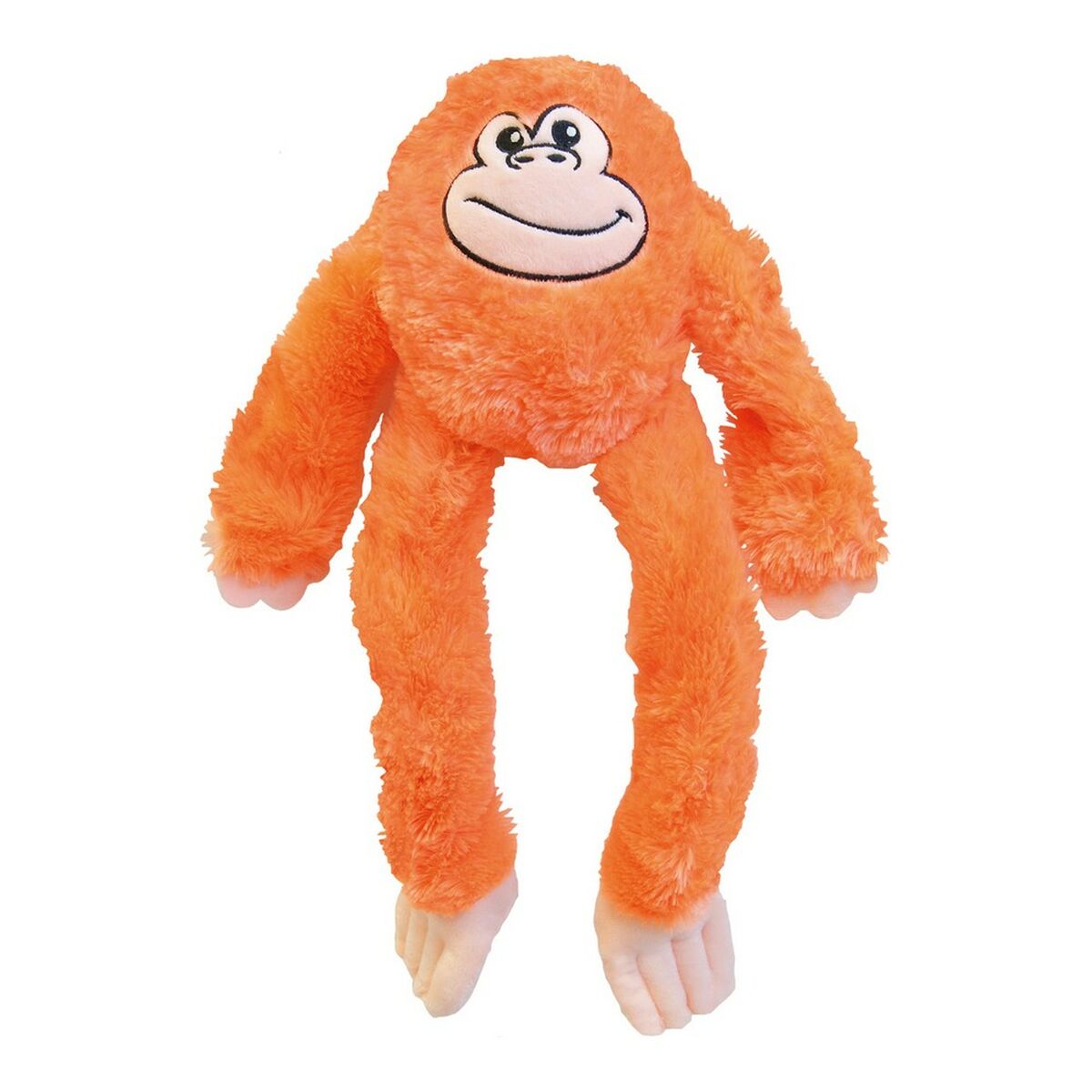 Oranger Kuschelaffe für Hunde – Riesenspass für grosse Pfoten! – Ansicht 2
