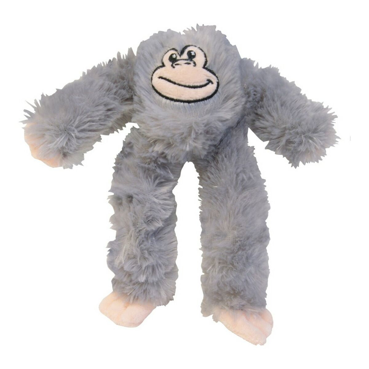 Kuscheltier für Hunde Gloria Iwa Grau Polyester Polypropylen Affe