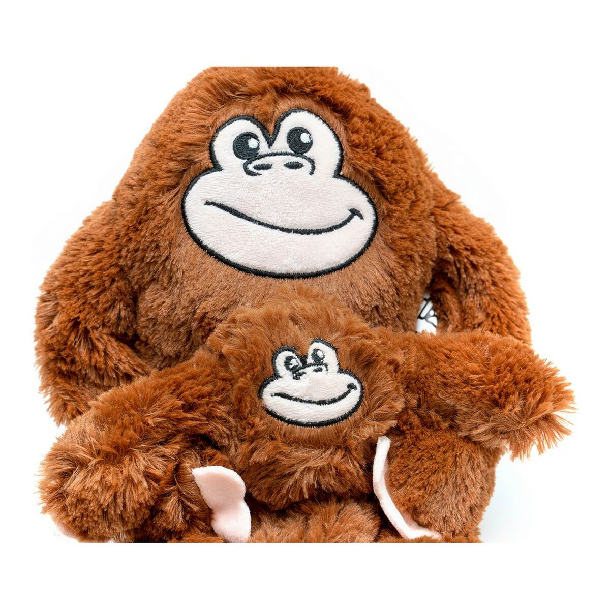 Kuscheltier für Hunde Gloria Miza Braun Polyester Polypropylen Affe