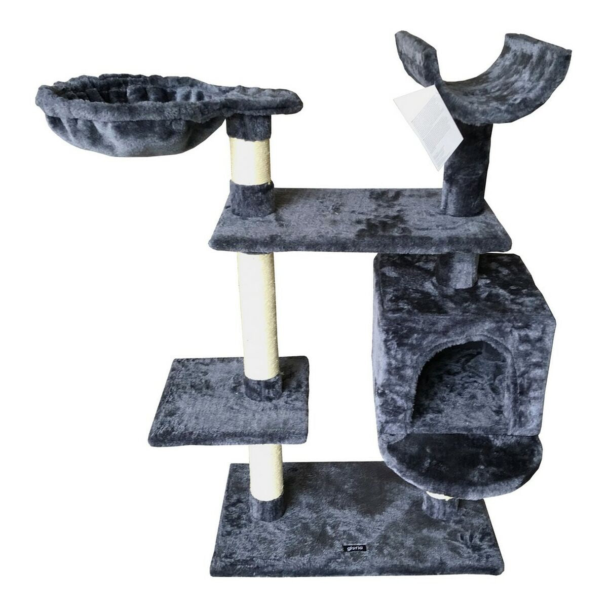 Kratzbaum für Katzen Gloria Jarama Baum Grau Holz Papier Sisal (35 x