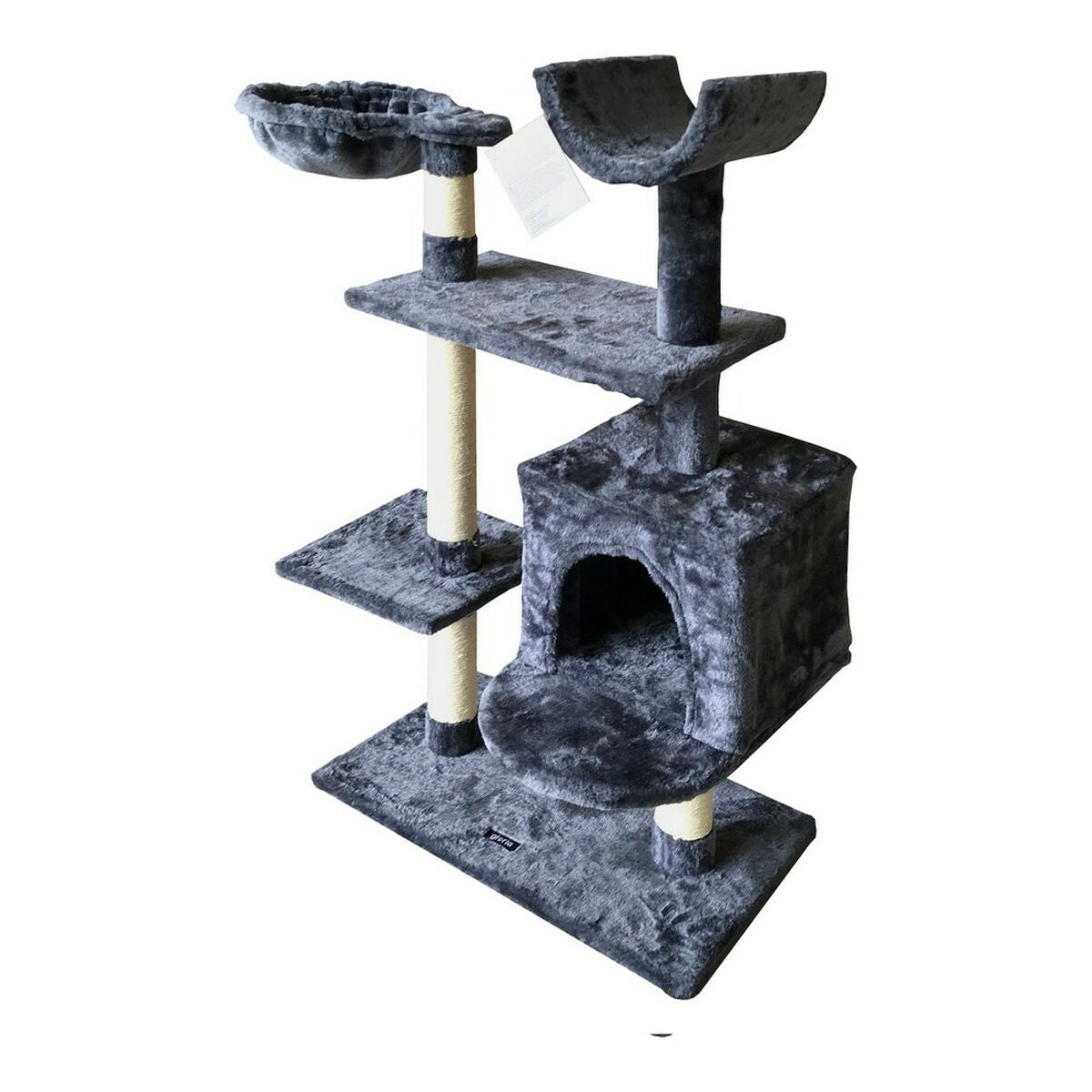 Kratzbaum für Katzen Gloria Jarama Baum Grau Holz Papier Sisal (35 x