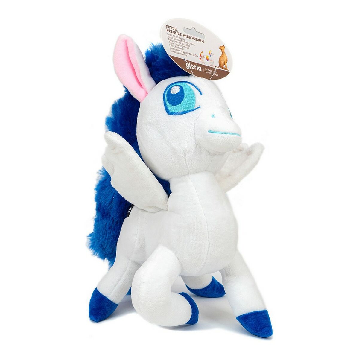 Kuscheltier für Hunde Gloria Fuyur Weiss Polyester Polypropylen Pegaso