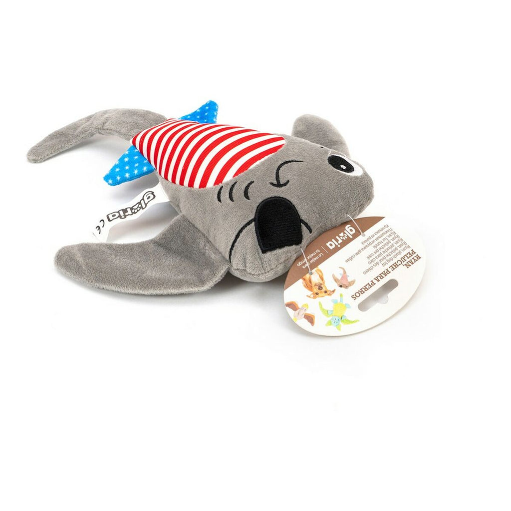Kuscheltier für Hunde Gloria Ryan Grau Polyester Polypropylen Rochen