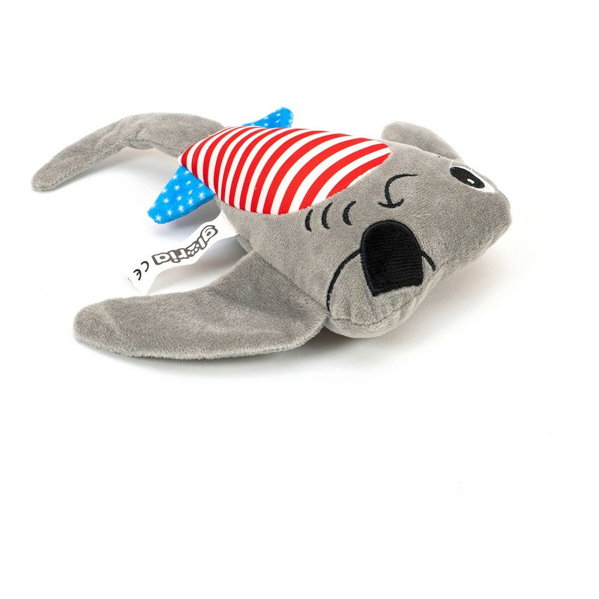 Kuscheltier für Hunde Gloria Ryan Grau Polyester Polypropylen Rochen