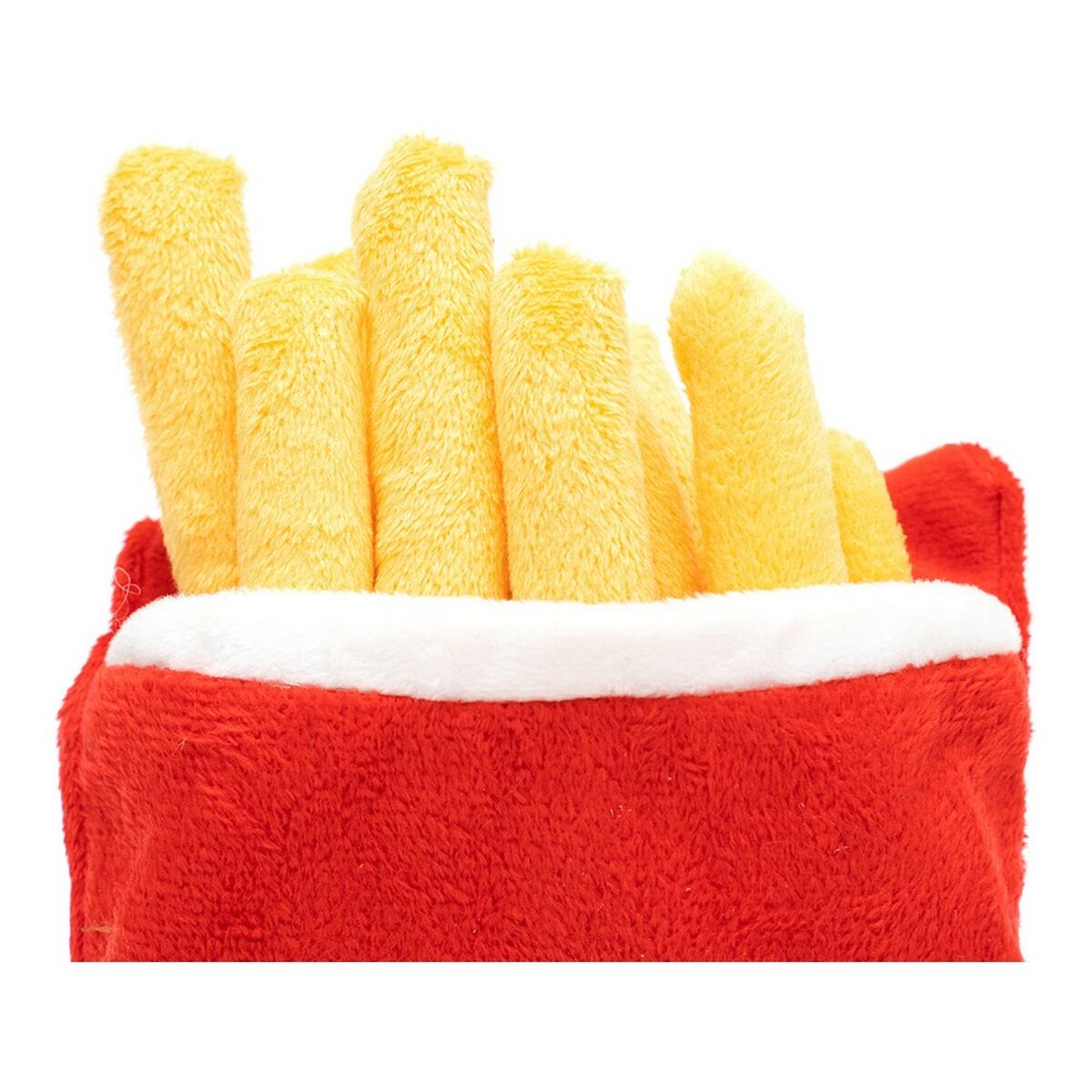 Kuscheltier für Hunde Gloria Rot Polyester Polypropylen Frittierte Kartoffeln