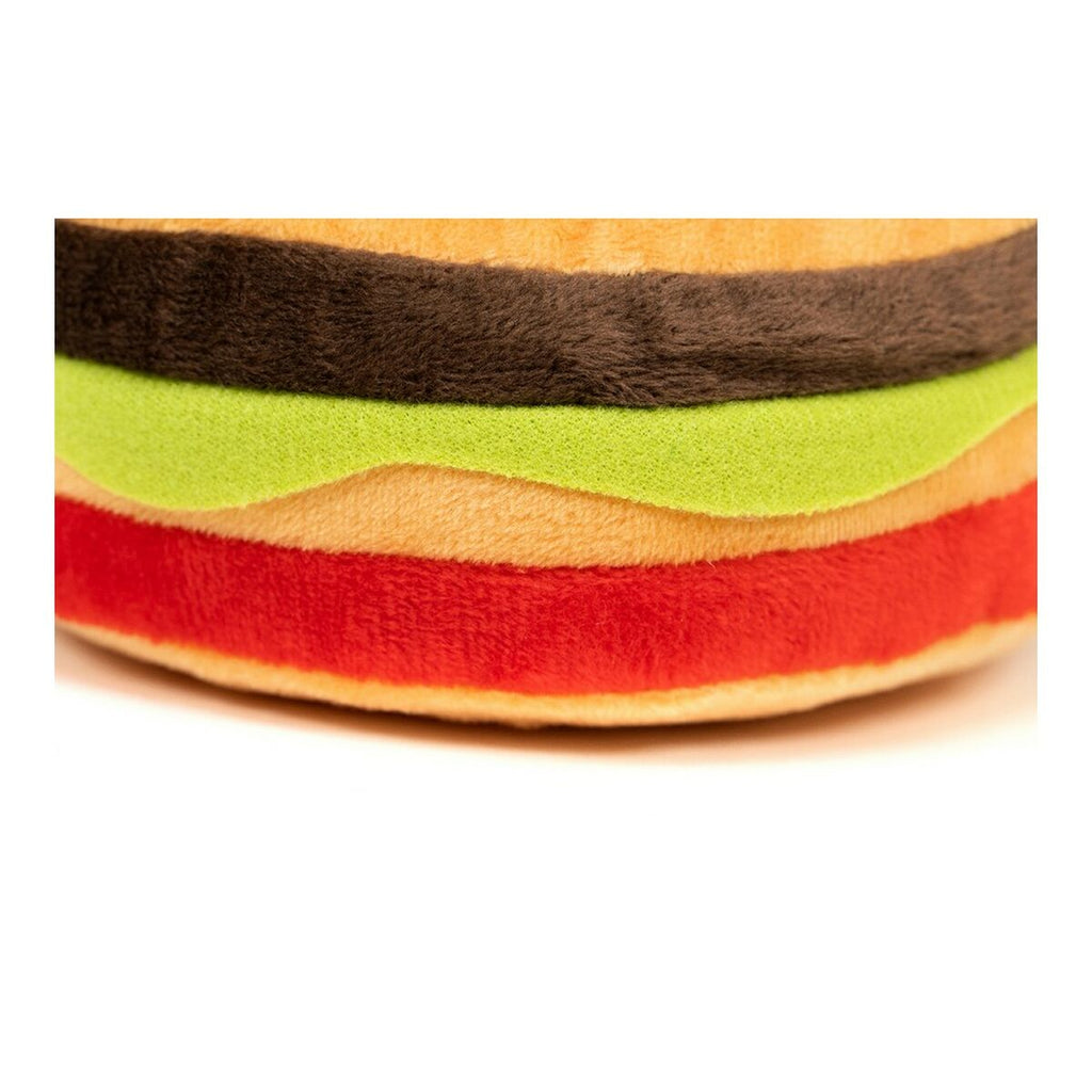 Kuscheltier für Hunde Gloria Hamburdog Bunt Polyester Polypropylen Hamburger 14 x 6 cm