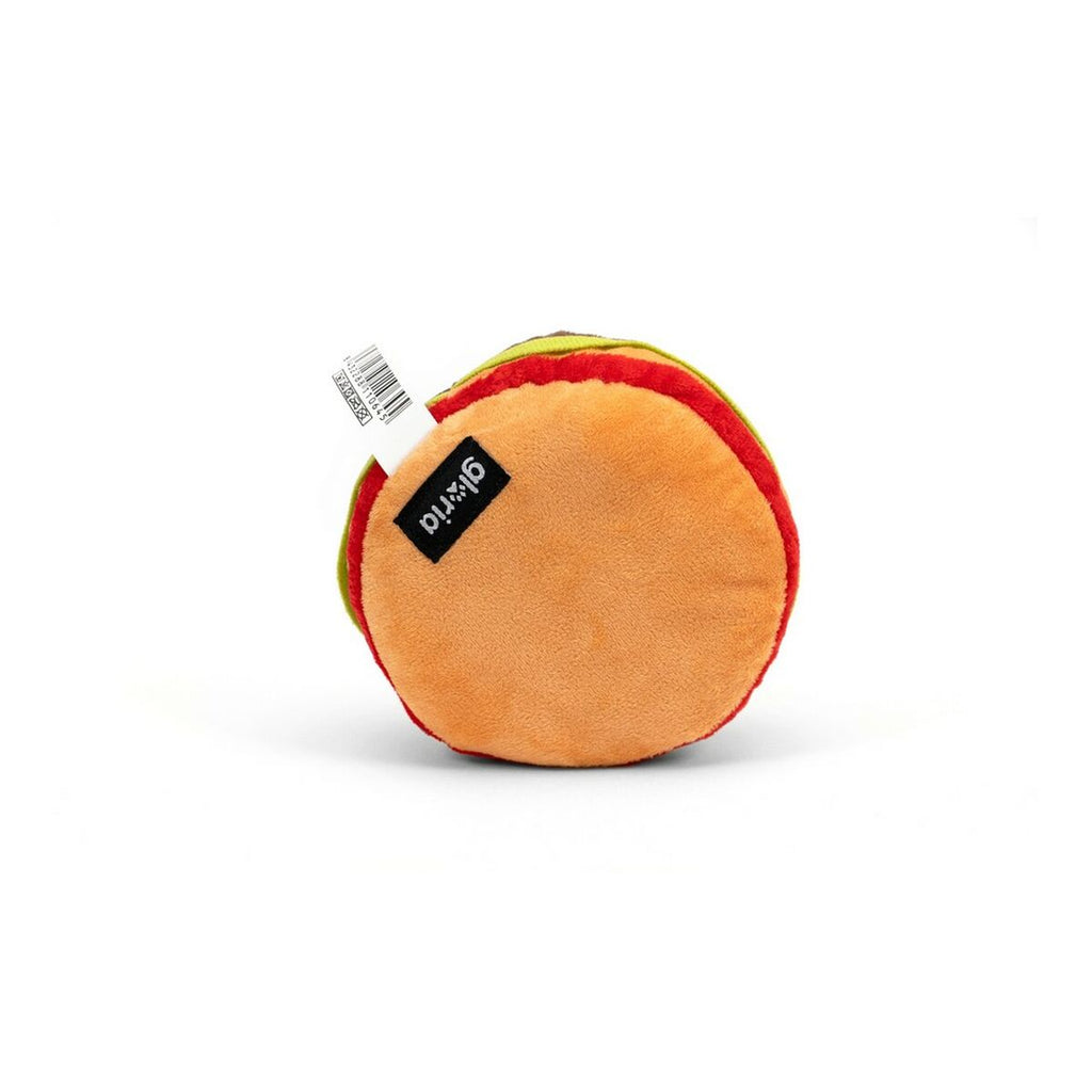 Kuscheltier für Hunde Gloria Hamburdog Bunt Polyester Polypropylen Hamburger 14 x 6 cm