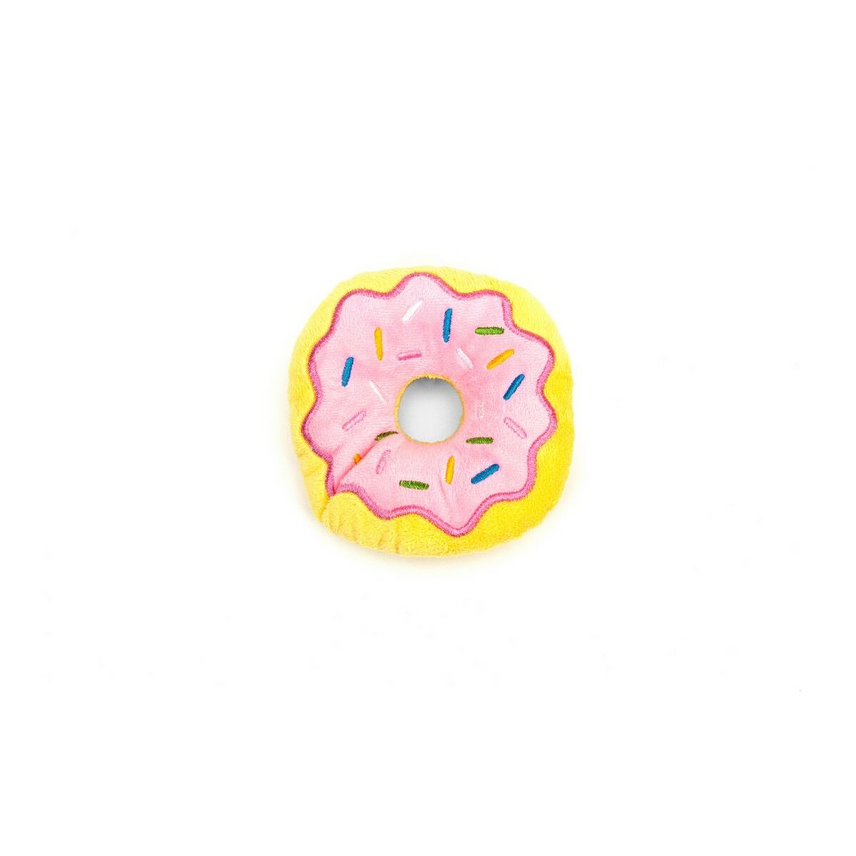 Rosa Donut für Hunde – Süsser Spielspass ohne Kalorien! – Ansicht 3