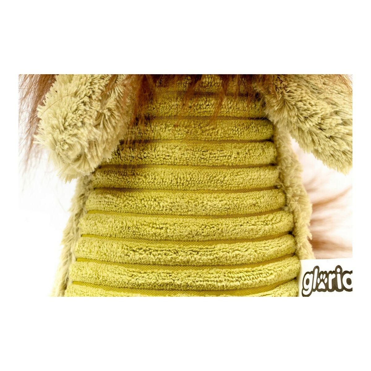 Kuscheltier für Hunde Gloria grün Ocker Polyester Polypropylen Monster