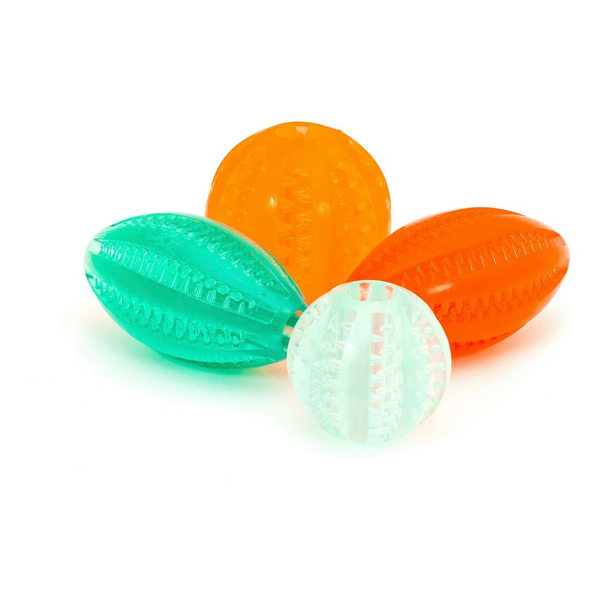 Hundespielzeug Gloria Zahnpflege Bunt 9 cm TPR – LuxeStyle Schweiz