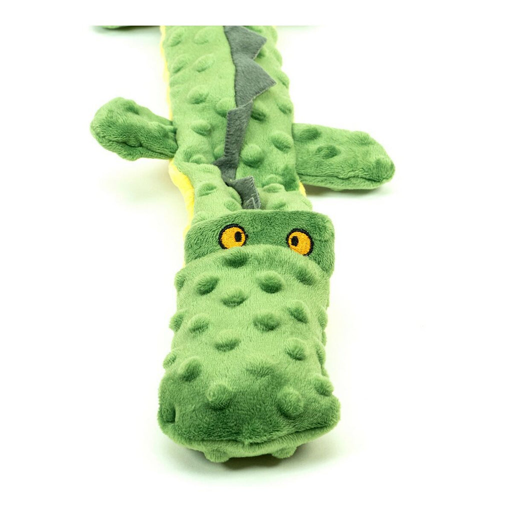 Kuscheltier für Hunde Gloria Dogmonsters grün 100 % polyester Krokodil 65 x 5 x 6 cm