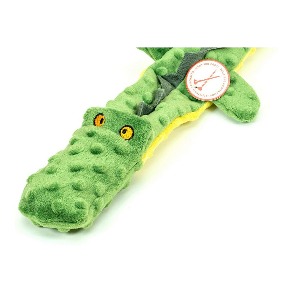 Kuscheltier für Hunde Gloria Dogmonsters grün 100 % polyester Krokodil 65 x 5 x 6 cm