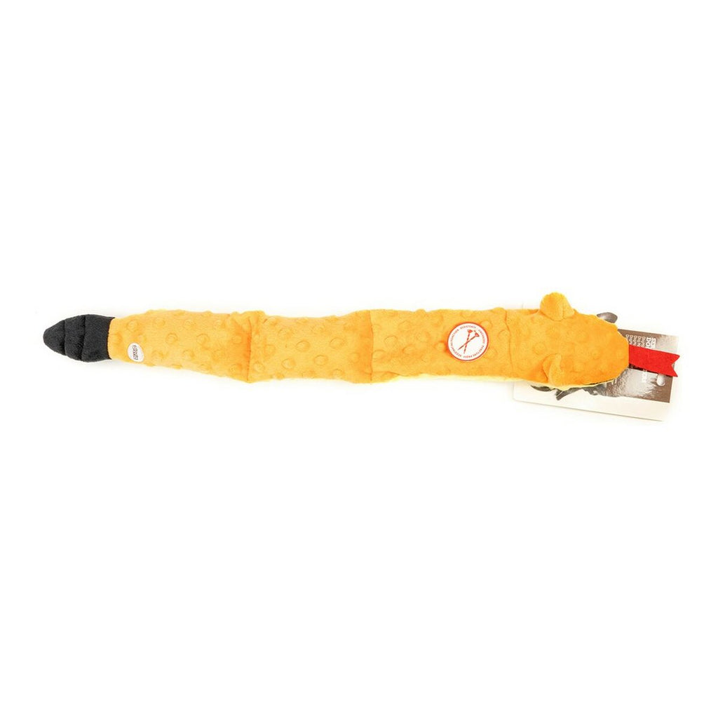 Kuscheltier für Hunde Gloria Dogmonsters Orange 100 % polyester Schlange 65 x 5 x 6 cm