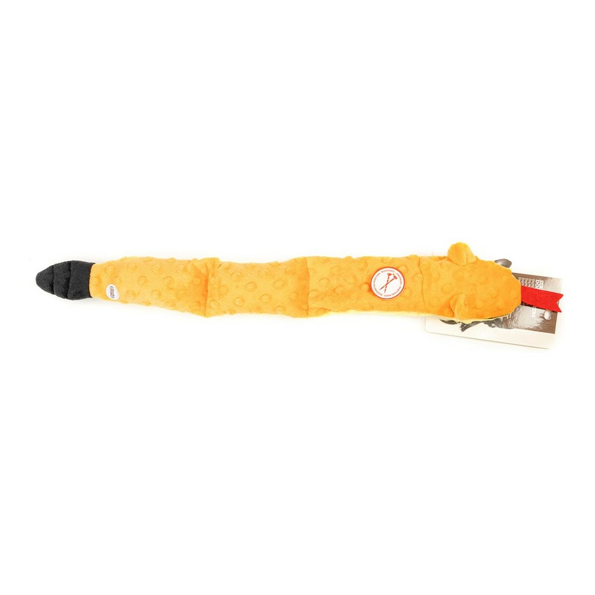 Kuscheltier für Hunde Gloria Dogmonsters Orange 100 % polyester Schlange 65 x 5 x 6 cm