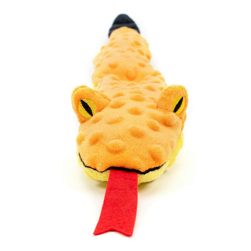 Kuscheltier für Hunde Gloria Dogmonsters Orange 100 % polyester Schlange 65 x 5 x 6 cm