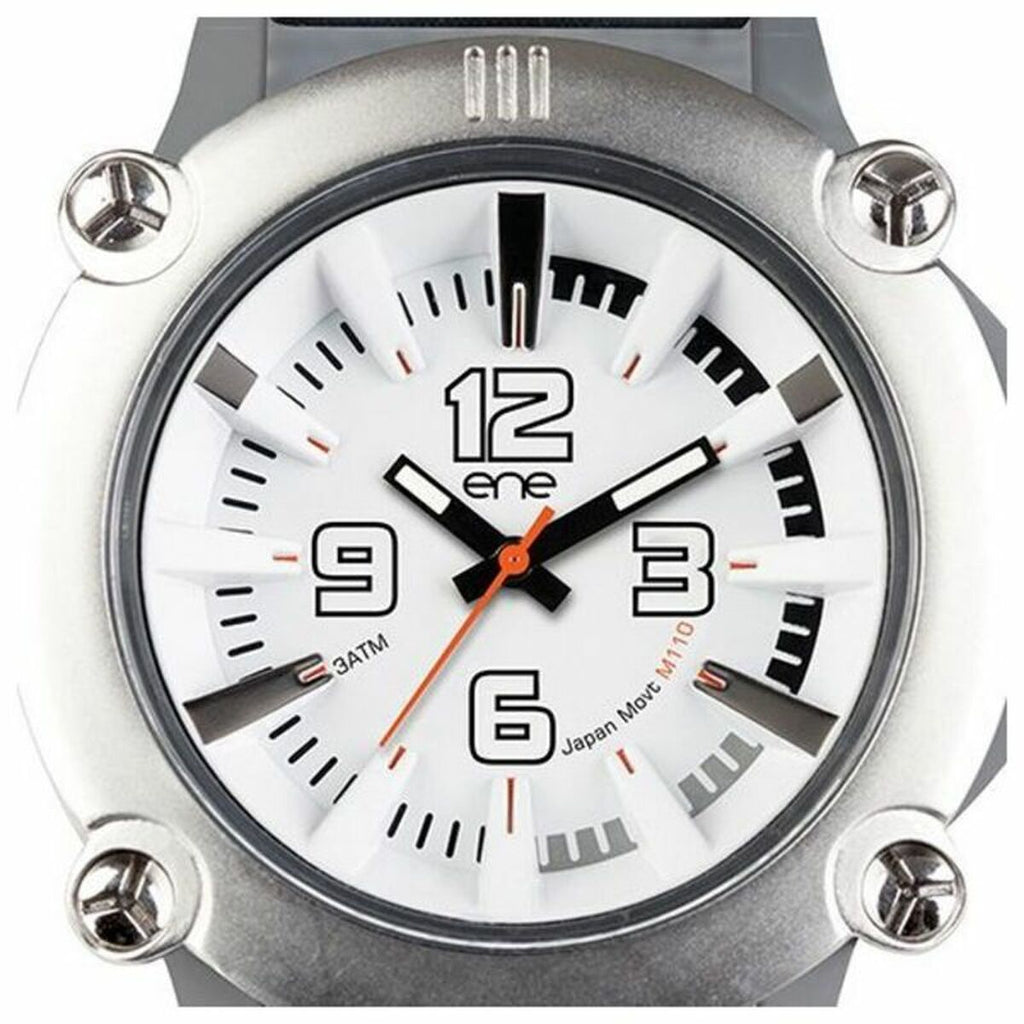 Herrenuhr Ene Silberfarben (Ø 51 mm)