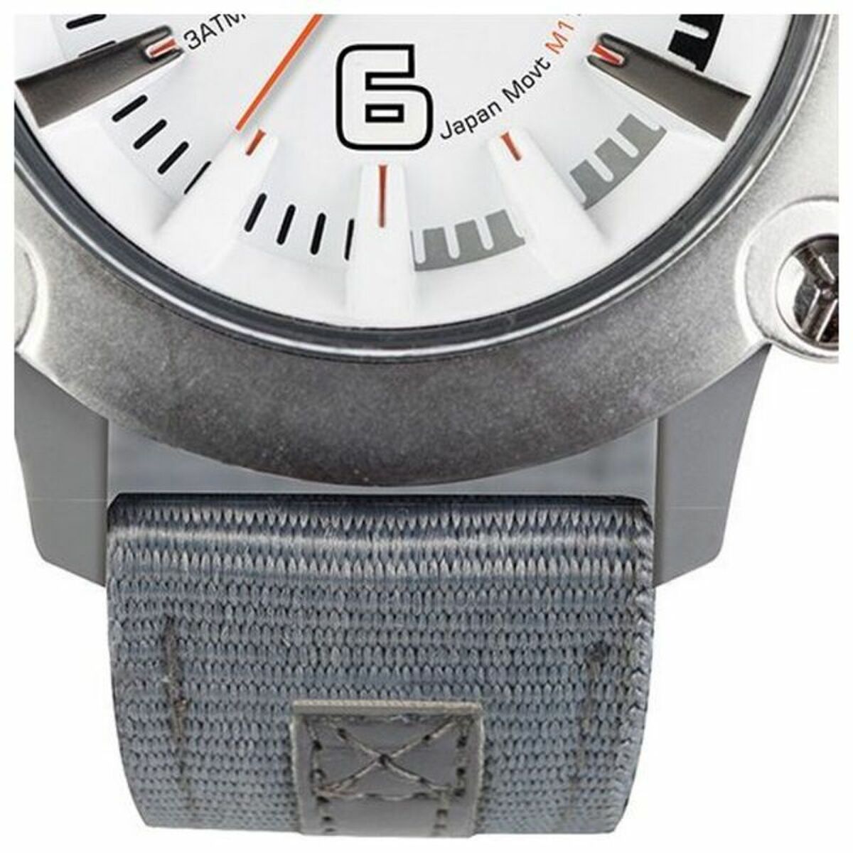 Herrenuhr Ene Silberfarben (Ø 51 mm)