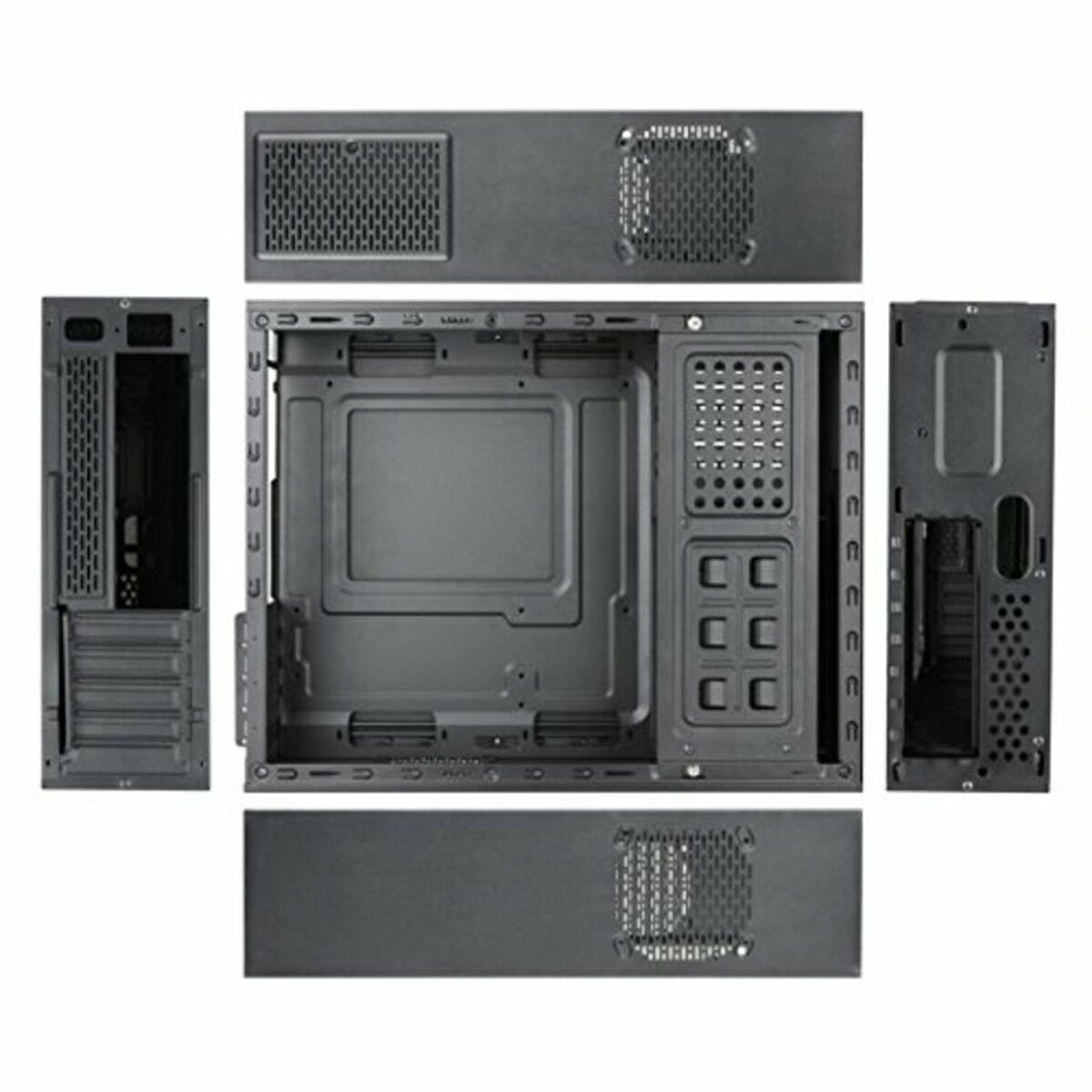 ATX Mini-Tower Gehäuse mit Stromzufuhr TooQ TQC-3005U3 Slim USB 3.0 – LuxeStyle Schweiz