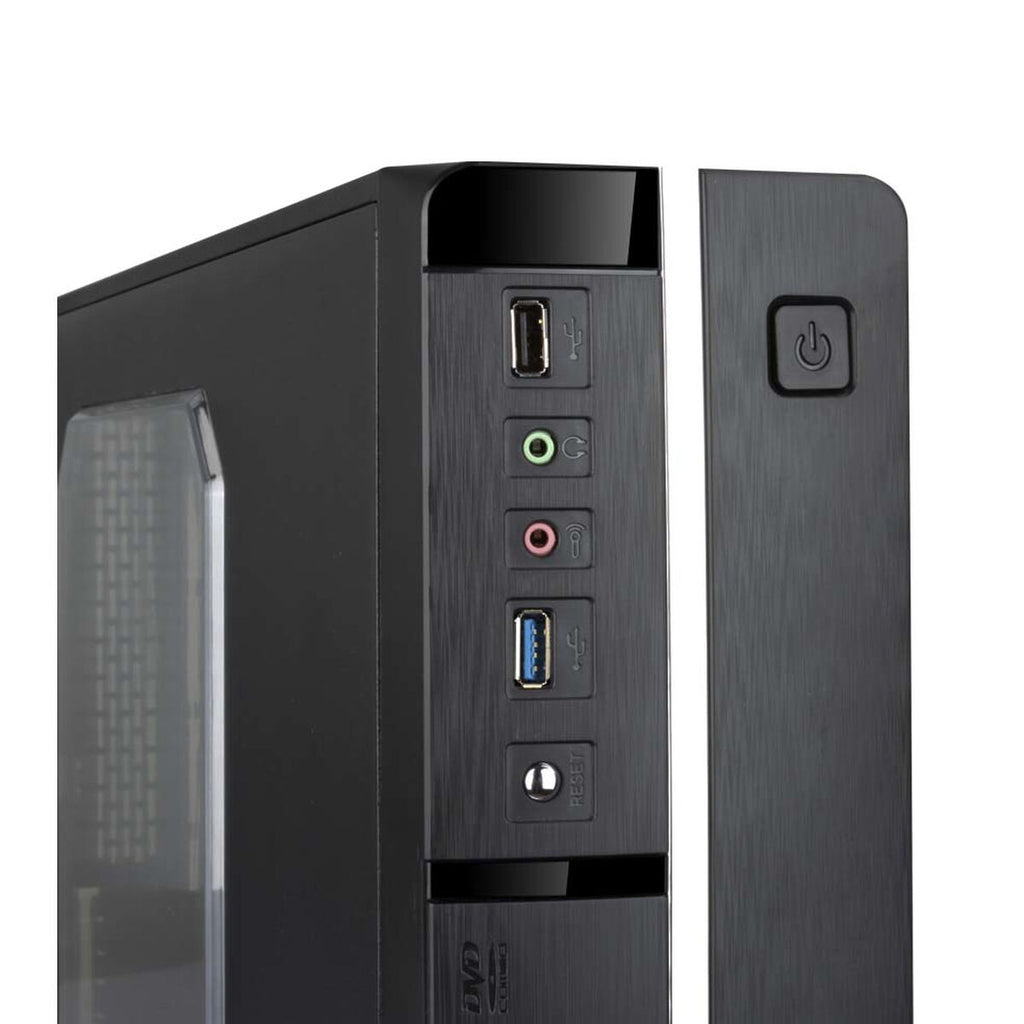 ATX Mini-Tower Gehäuse mit Stromzufuhr TooQ TQC-3005U3 Slim USB 3.0 – LuxeStyle Schweiz