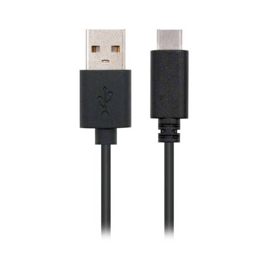 USB A zu USB-C-Kabel NANOCABLE 10.01.210 Schwarz – LuxeStyle Schweiz