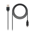 USB A zu USB-C-Kabel NANOCABLE 10.01.210 Schwarz – LuxeStyle Schweiz