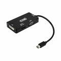 Mini DisplayPort-zu-VGA/DVI/HDMI-Adapter 3 en 1 NANOCABLE 10.16.3302-BK Schwarz
