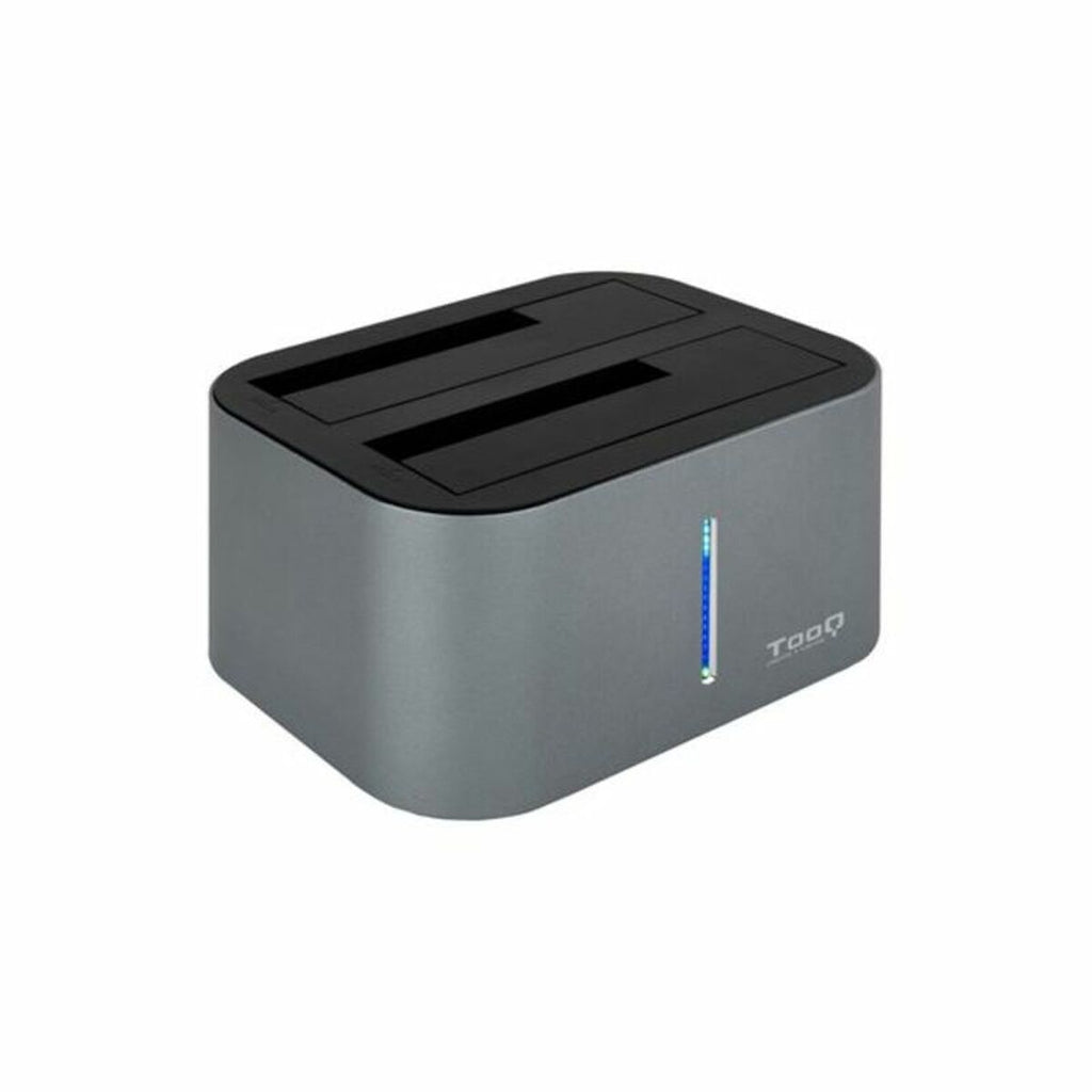 Dual-Dockstation TooQ TQDS-805G 2.5-3.5 HDD/SSD SATA USB 3.0 Grau