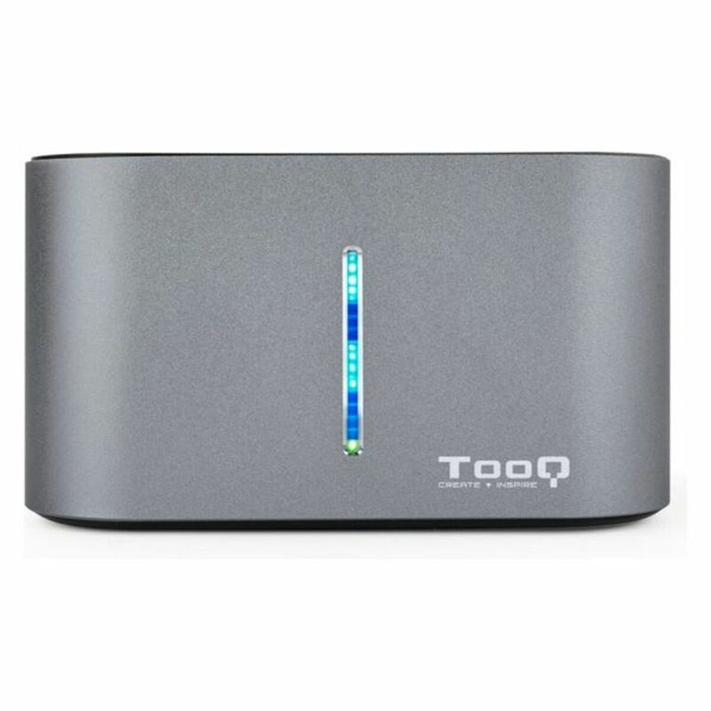 Dual-Dockstation TooQ TQDS-805G 2.5-3.5 HDD/SSD SATA USB 3.0 Grau