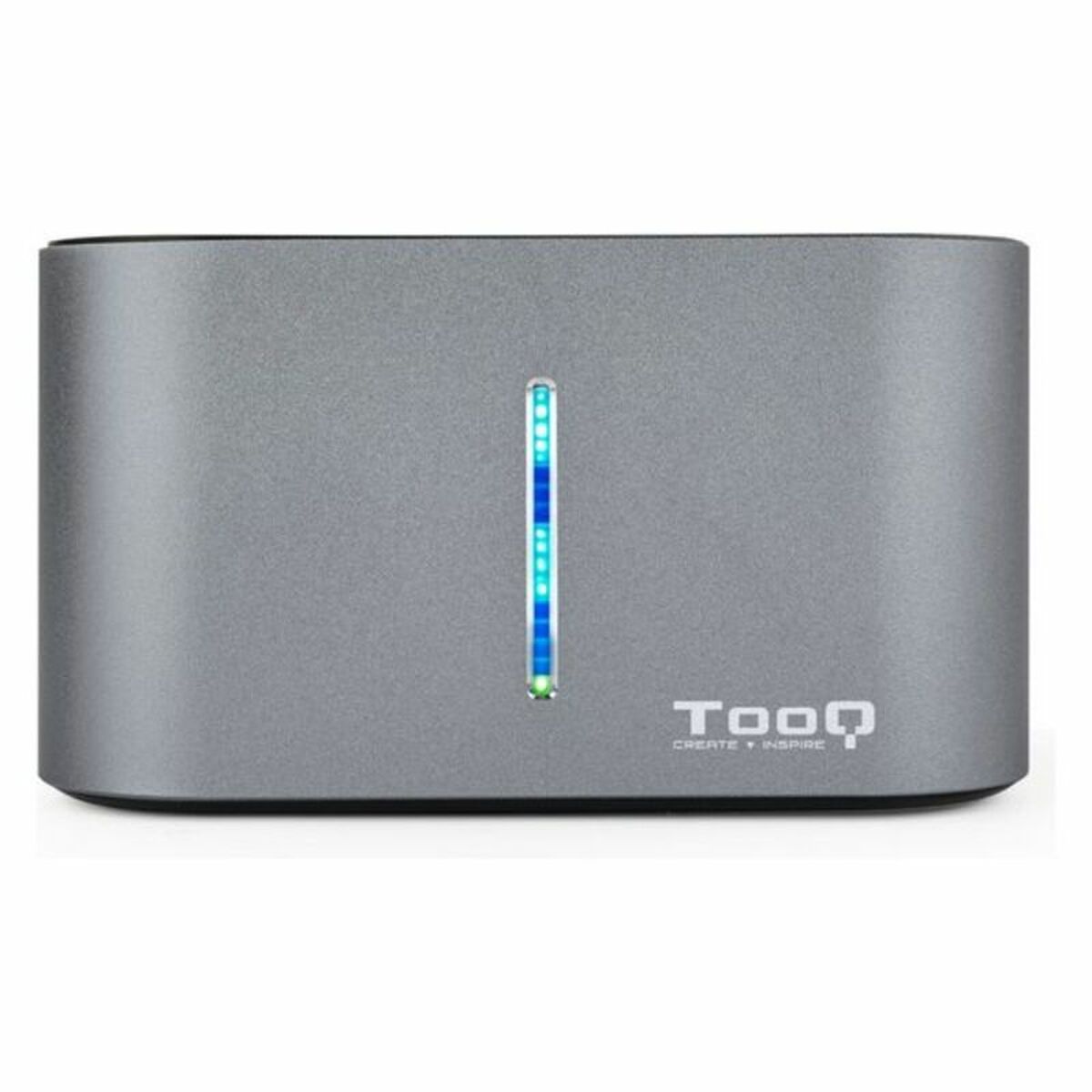 Dual-Dockstation TooQ TQDS-805G 2.5-3.5 HDD/SSD SATA USB 3.0 Grau