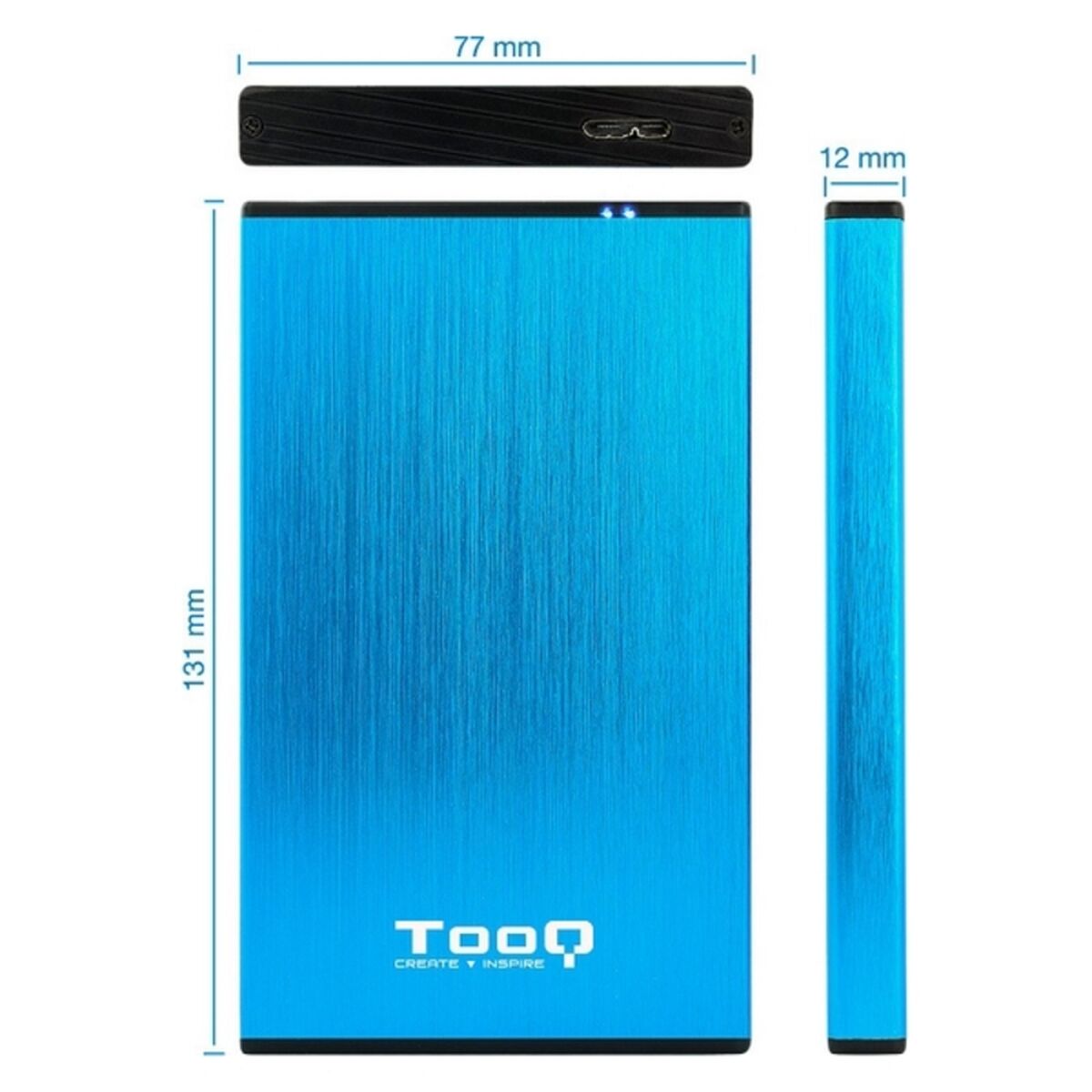 Gehäuse für die Festplatte TooQ TQE-2527 2,5 USB 3.0