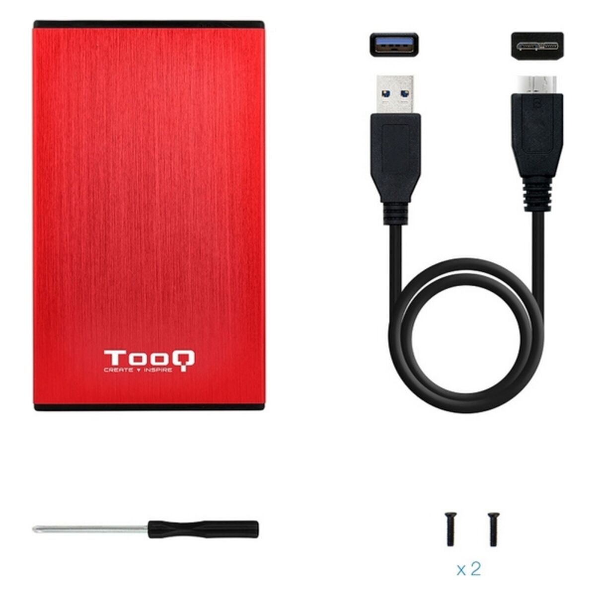 Gehäuse für die Festplatte TooQ TQE-2527 2,5 USB 3.0