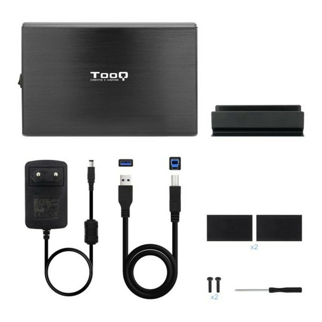 Gehäuse für die Festplatte TooQ TQE-3531B 3,5 USB 3.0 Schwarz