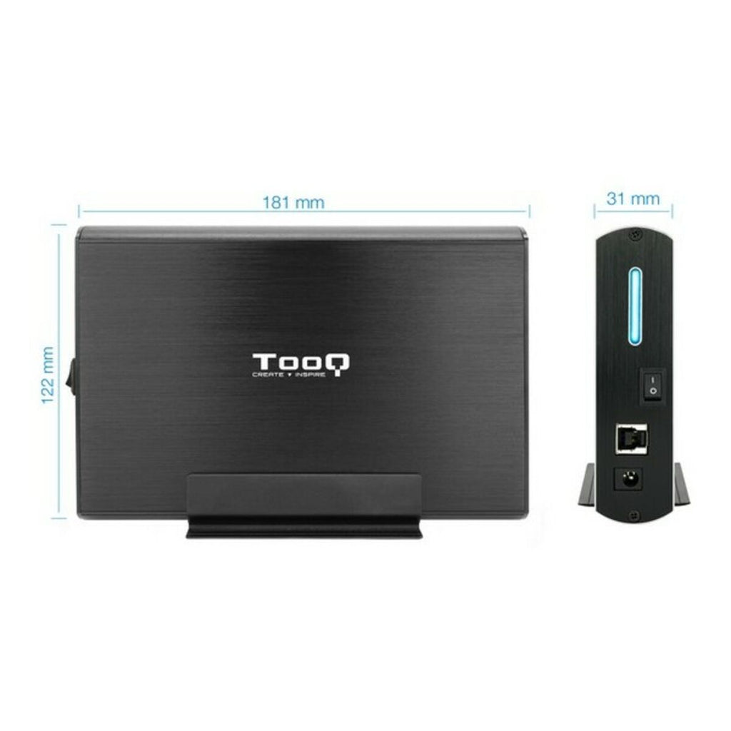 Gehäuse für die Festplatte TooQ TQE-3531B 3,5 USB 3.0 Schwarz