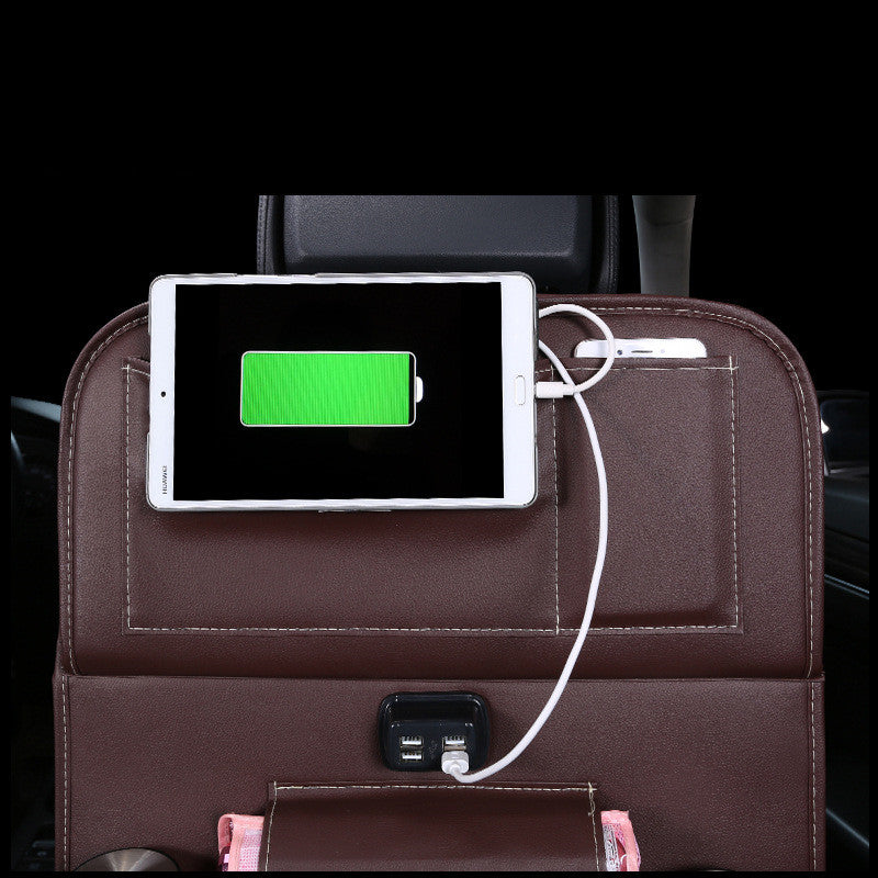 Aufhängebag für Autositz mit 4 USB-Anschlüssen | LuxeStyle