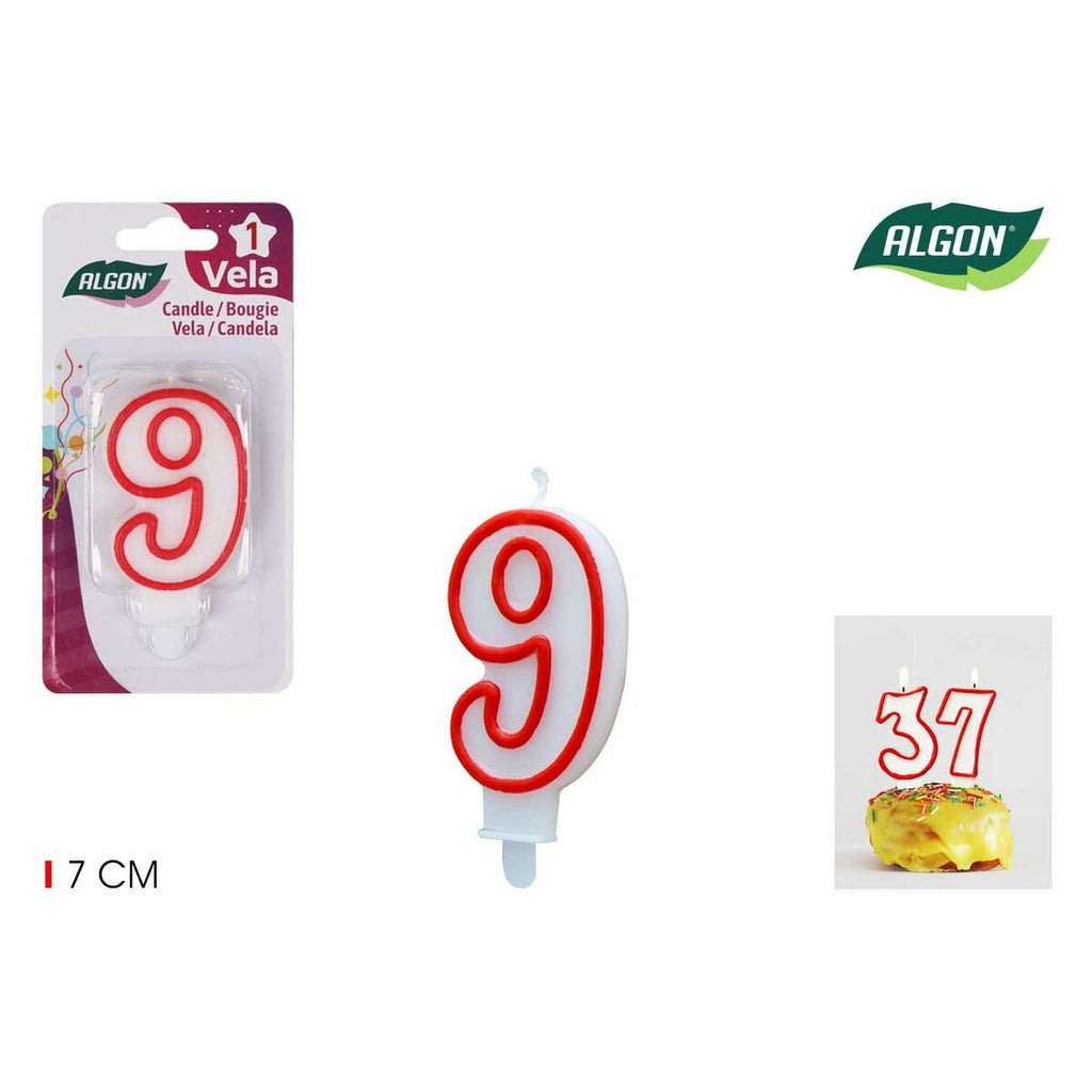Kerzen-Set «Algon» Rot (36 St.)