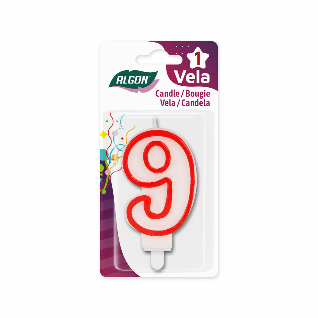 Kerzen-Set «Algon» Rot (36 St.)