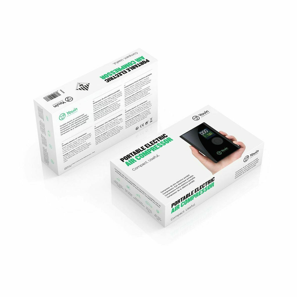 Mobiler Kompressor mit LED – Dein Helfer für unterwegs.