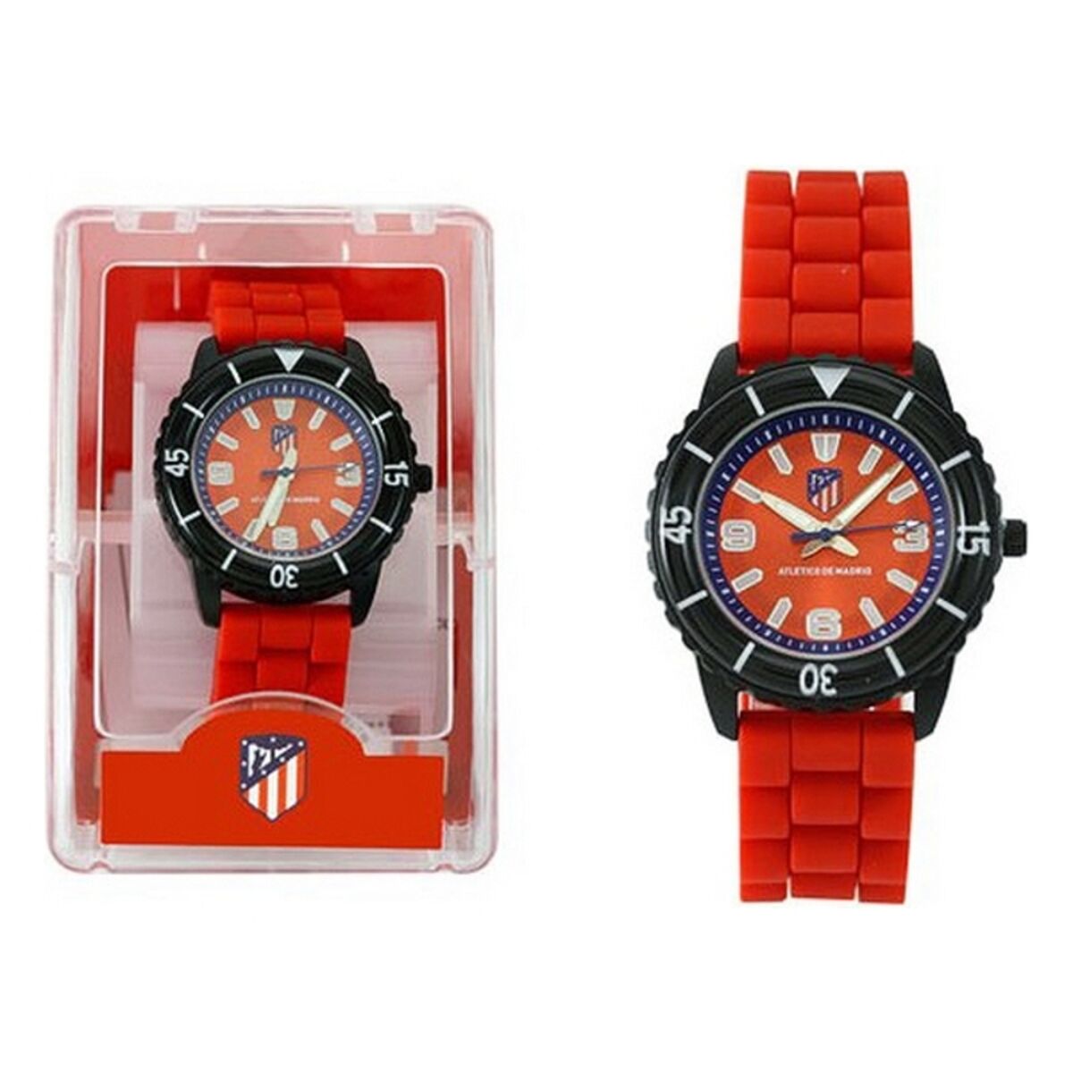 Unisex-Uhr Atlético Madrid 4901164 Schwarz