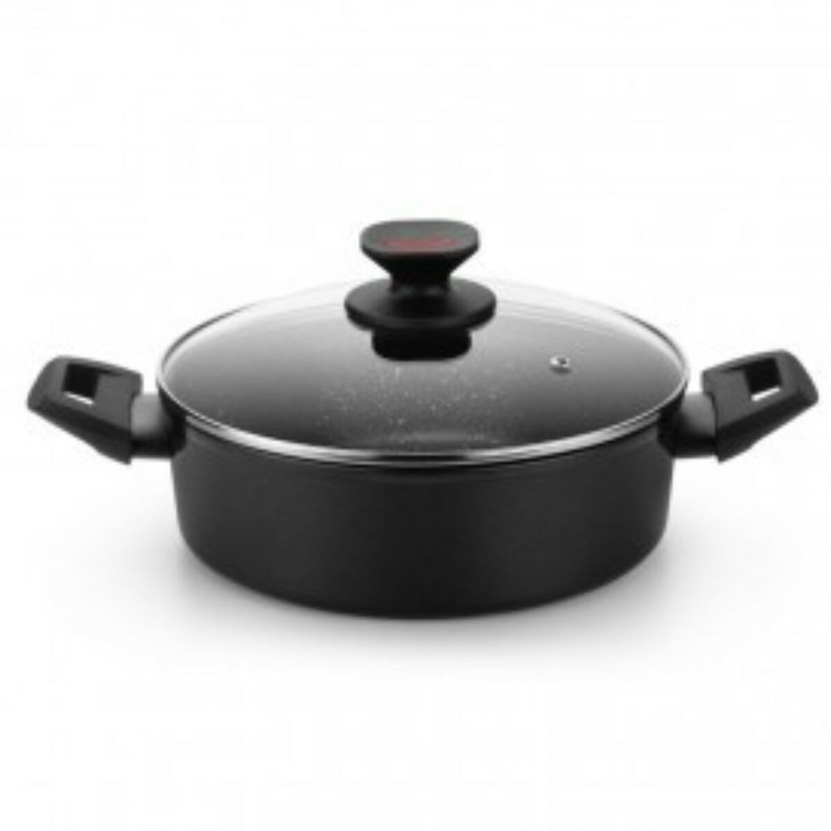 Kasserolle Monix TITAN ROCK Schwarz Ø 28 cm