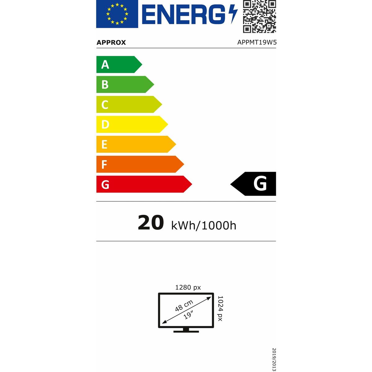 Monitor mit Touchscreen approx! APPMT19W5 19 SXGA