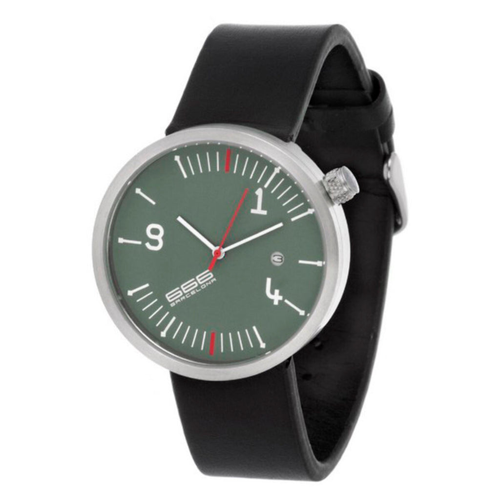 Herrenuhr 666 Barcelona Silberfarben (Ø 40 mm)