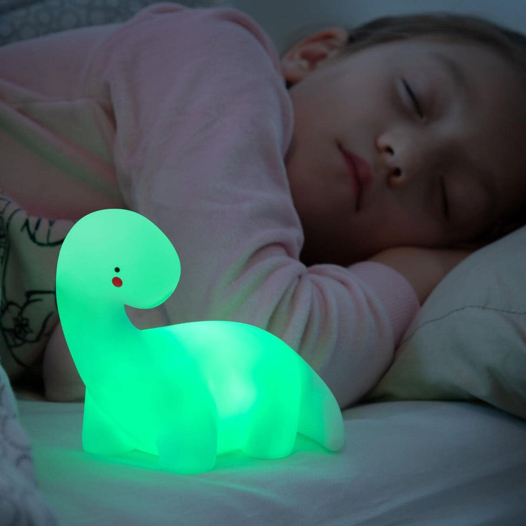 LED-Dinosaurierlampe, vielfarbig InnovaGoods Weiß Vinyl (Restauriert A