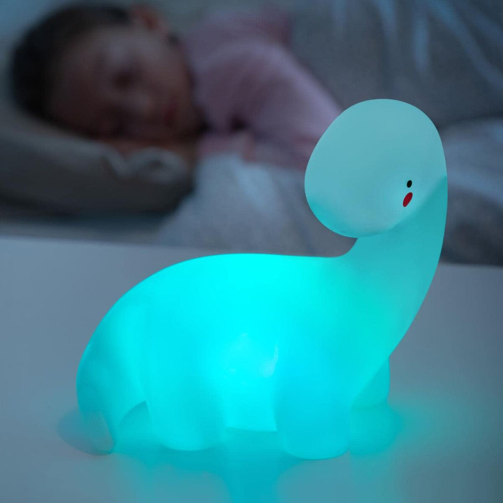 LED-Dinosaurierlampe, vielfarbig InnovaGoods Weiß Vinyl (Restauriert A