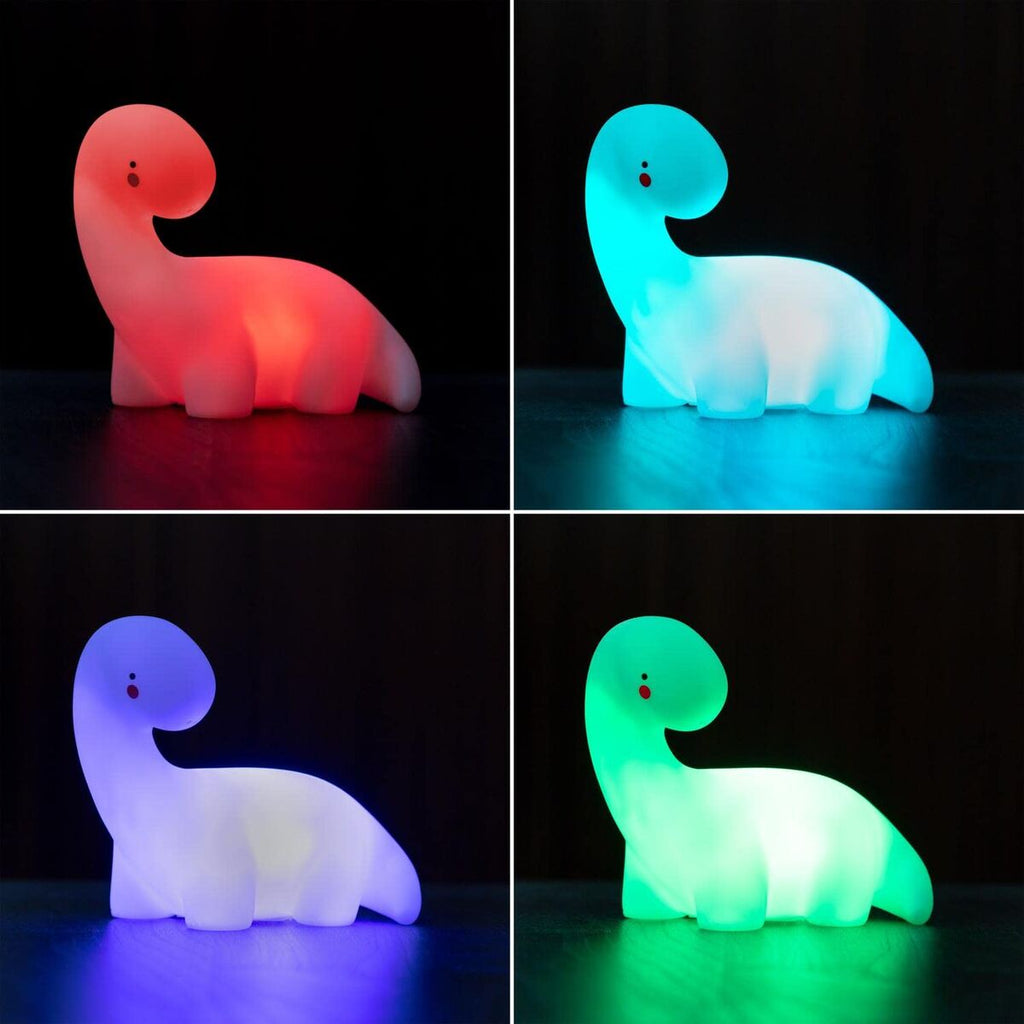 LED-Dinosaurierlampe, vielfarbig InnovaGoods Weiß Vinyl (Restauriert A