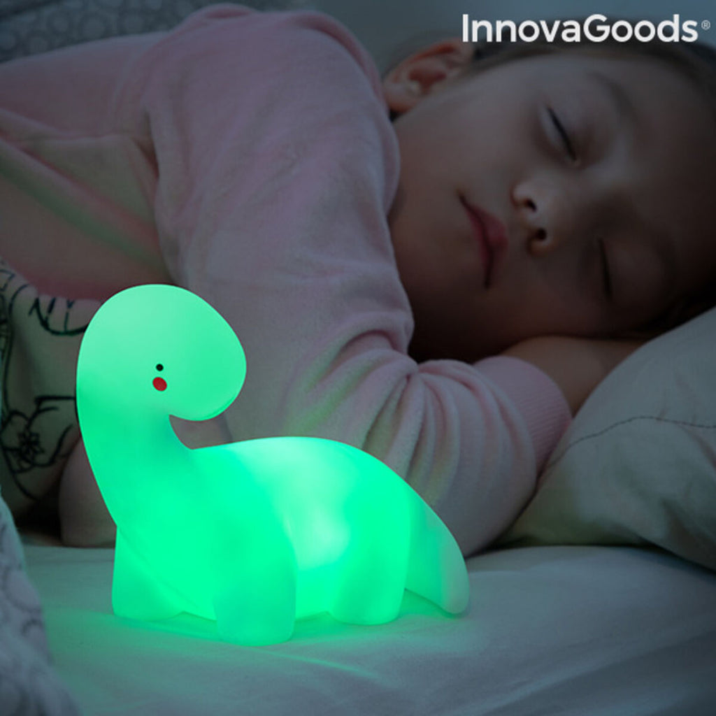 LED-Dinosaurierlampe, vielfarbig Lightosaurus InnovaGoods IG815318 Wei