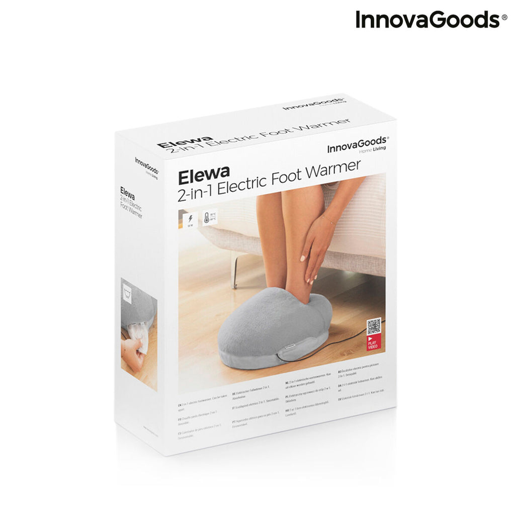 Elektrischer Fusswärmer 2 in 1 Elewa InnovaGoods ELEWA Grau (Restauriert B) – Bild 2 | LuxeStyle