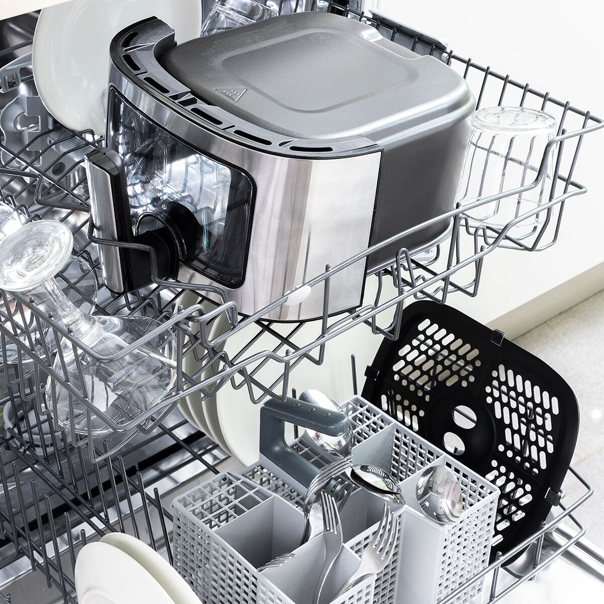 Heißluftfritteuse InnovaGoods Fryinn View 6500 Schwarz 1700 W 6,5 L Ed