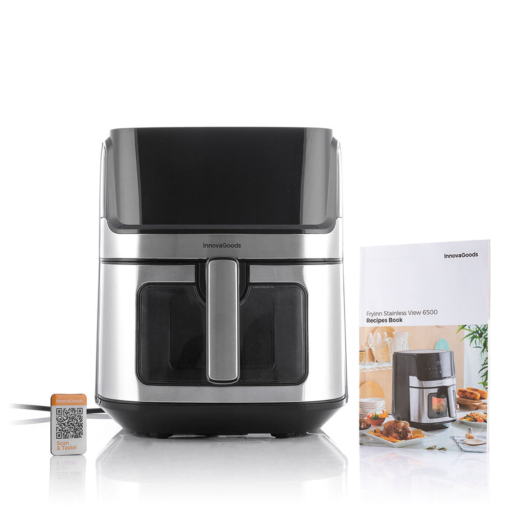 Heißluftfritteuse InnovaGoods Fryinn View 6500 Schwarz 1700 W 6,5 L Ed