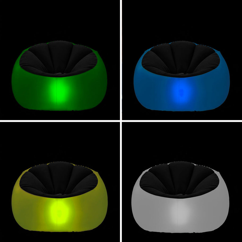 Aufblasbarer Sessel mit buntem LED-Licht und Fernbedienung Chight Inno